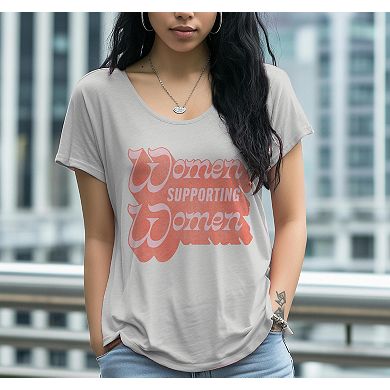 Junior's Women Supporting Graphic Tee
