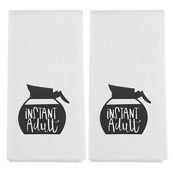 Comedic Millennial 2-Pack Printed Tea Towels