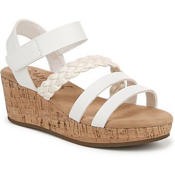 Blowfish Malibu Kids Glitter Strappy Wedge Sandals