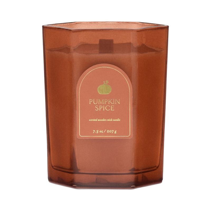 Sonoma Goods For Life® Pumpkin Spice Scented Wooden Wick Candle 7.3 oz
