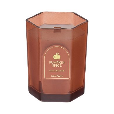Sonoma Goods For Life® Pumpkin Spice Scented Wooden Wick Candle 7.3 oz