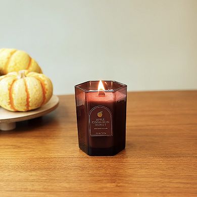 Sonoma Goods For Life® Apple Cinnamon Donut Scented Wooden Wick Candle 7.3 oz