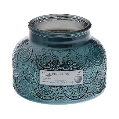 Sonoma Goods For Life® Apple Cinnamon Donut 18.2 oz Hand Poured Jar Candle