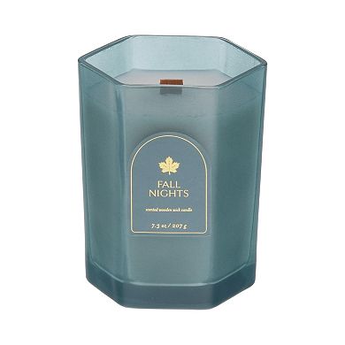Sonoma Goods For Life® Fall Nights 7.3 oz Scented Wooden Wick Candle