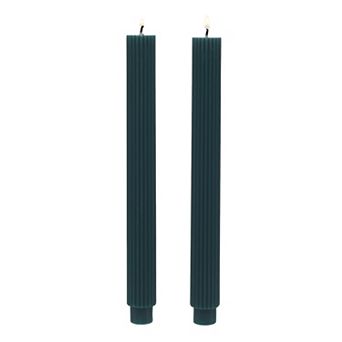 Sonoma Goods For Life® Ribbed Taper Candle 2 pk