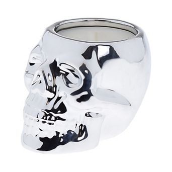 Celebrate Together™ Halloween Falling Leaves Skull 14-oz. Candle