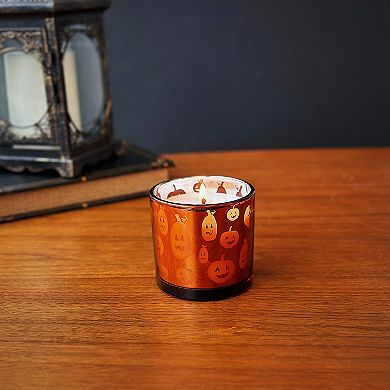 Celebrate Together Halloween Pumpkin Spice Etched Mini Candle Jar