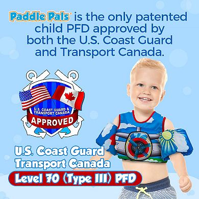 Body Glove Paddle Pals Motion Life Jacket - USCG and Transport Canada Approved Fits 30-50 LBS