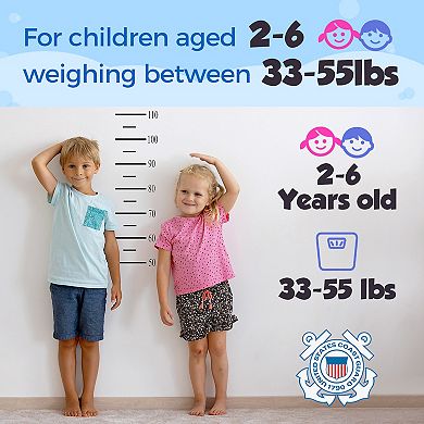 Body Glove Paddle Pals Motion Life Jacket - USCG and Transport Canada Approved Fits 30-50 LBS