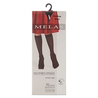 Women's Multi Fiber Opaque Knee High Trouser Socks