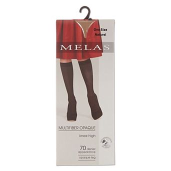 Women's Multi Fiber Opaque Knee High Trouser Socks