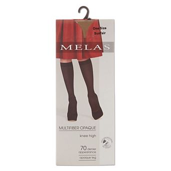 Women's Multi Fiber Opaque Knee High Trouser Socks