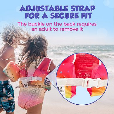 Body Glove Paddle Pals Life Jacket - USCG and Transport Canada Approved Kids Swim Vest 30-50 LBS