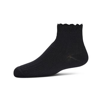 Girls' Crochet Ruffle Anklet Socks