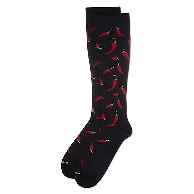 Chili Pepper 8-15 Mmhg Graduated Cotton Compression Socks