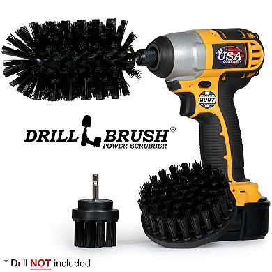 Grill Cleaning Brush Set - Baked On Food Remover Brush - Bbq Cleaning - Conceret Cleaner