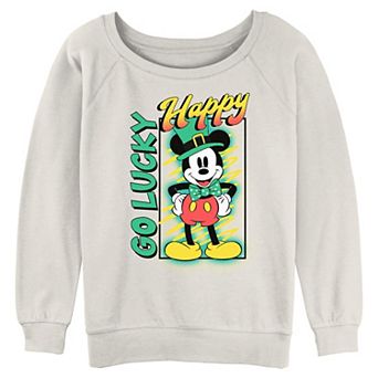 Disney's Mickey Mouse Happy Go Lucky Juniors' Graphic Pullover