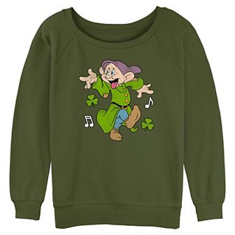 Disney's Snow White And The Seven Dwarfs Dopey Irish Jig Dance Juniors' Graphic Pullover
