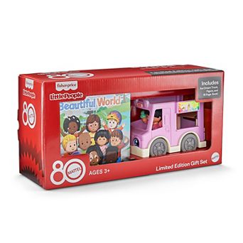 Kohl's Cares® Mattel 80th Little People Ice Cream Truck 2 pc Playset with Figures & Books