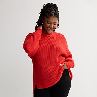 Juniors' Plus Size SO® Essential Crewneck Pullover Sweater