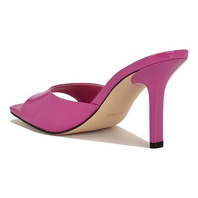 Nine West Disko Women's Slip-On Square Toe Dress Sandals