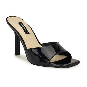 Nine West Disko Women's Slip-On Square Toe Dress Sandals