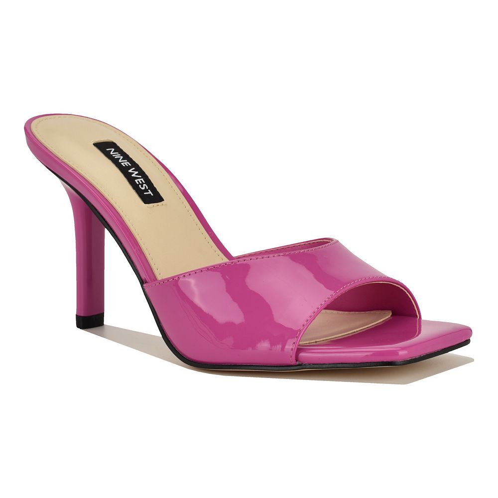 ★ナインウエスト Nine West コーラルピンク フラットシューズ パンプス Nine West Disko Women's Slip-On Square Toe Dress Sandals