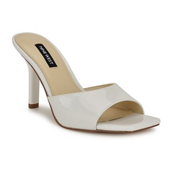 Nine West Disko Women's Slip-On Square Toe Dress Sandals