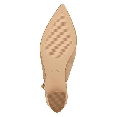 Nine West Kamsee Women's Slingback Block Heel Dress Pumps