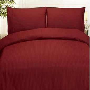 Embossed Dobby Stripe 90GSM Microfiber Sheet Set - Twin 39x75", Navy