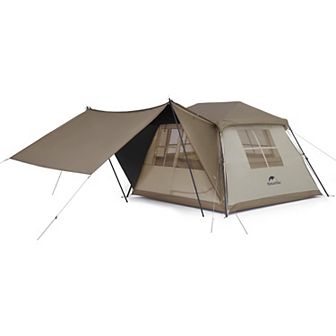 Naturehike Camping 2x4 Person Pop Up Tent Family Dome Waterproof Throw Easy Set Up Automatic Tent.
