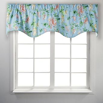 Wisteria Lined Light Blocking Window Scallop Valance