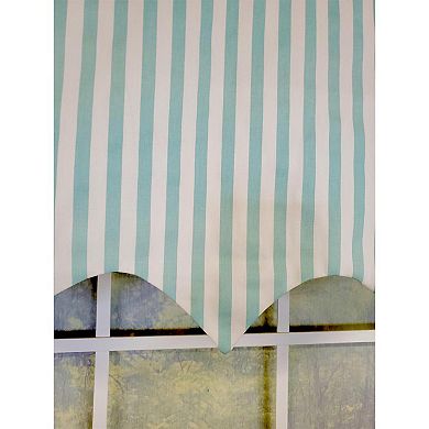 Candy Stripe Regal 3" Rod Pocket Lining Luxurious And Elegant Window Treatment Valance