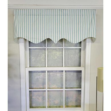 Candy Stripe Regal 3" Rod Pocket Lining Luxurious And Elegant Window Treatment Valance