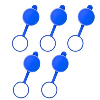 5 Gallon Water Jug Silicone Cap Leak & Spill Resistant 5 pc