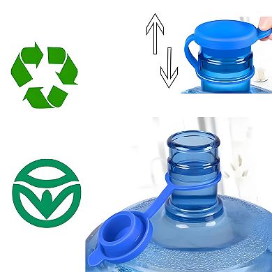 5 Gallon Water Jug Silicone Cap Leak & Spill Resistant 5 Pcs