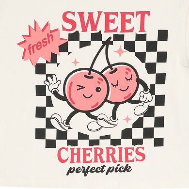 Girls 7-12 Tween Diva 2-Pc. Pleated Cargo Skort & Graphic Tee Set