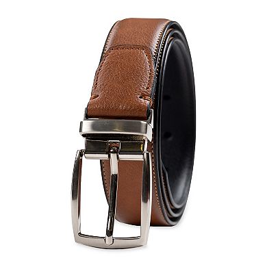 Men's Sonoma Goods For Life® Reversible Leather Pebble Grain Dress Belt