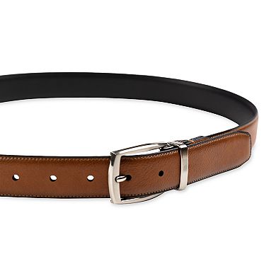 Men's Sonoma Goods For Life® Reversible Leather Pebble Grain Dress Belt