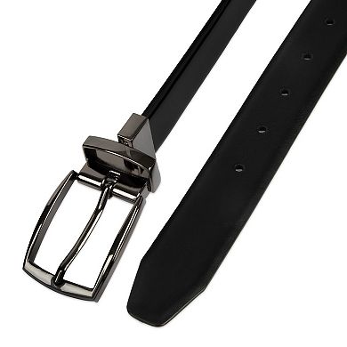 Men's Sonoma Goods For Life® Two-In-One Reversible Monochromatic Dress Belt