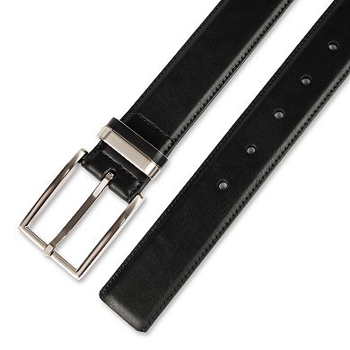 Men's Sonoma Goods For Life® Mixed Media Metal Loop Dress Belt