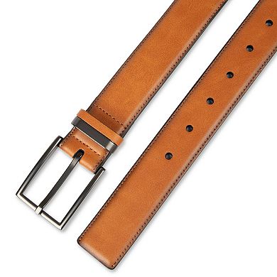 Men's Sonoma Goods For Life® Mixed Media Metal Loop Dress Belt