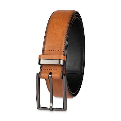 Men's Sonoma Goods For Life® Mixed Media Metal Loop Dress Belt