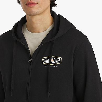 Men's Quiksilver Full-Zip Graphic Fleece Hoodie