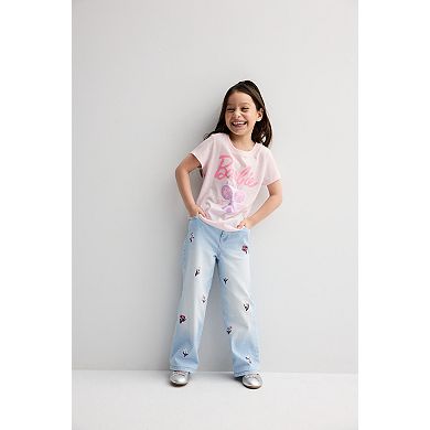Girls 4-12 Jumping Beans® High Rise Wide Leg Jeans