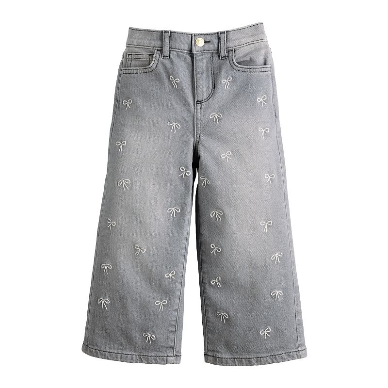 Girls 4-12 Jumping Beans® High Rise Wide Leg Jeans