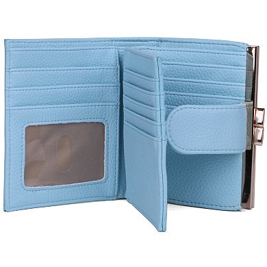 Julia Buxton Pebble Faux Leather Lexington Wallet