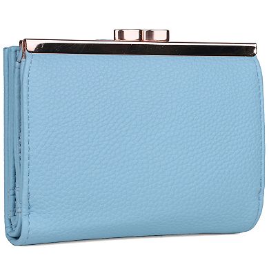 Julia Buxton Pebble Faux Leather Lexington Wallet