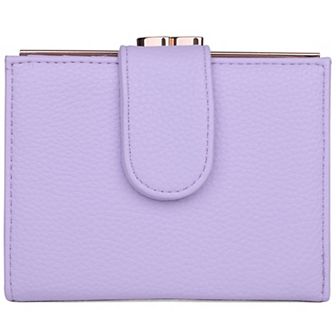 Julia Buxton Pebble Faux Leather Lexington Wallet