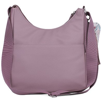 Julia Buxton Leather Organizational Hobo Bag